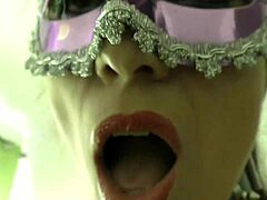 A slutty wife gives a blowjob and gets fucked by a BDSM master