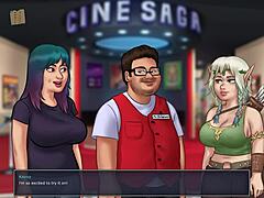 Summertime Saga 119 features big tits and sexy scenes. The anime hentai game continues with enticing cartoon adventures.