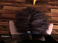 Latisha gives Alex a blowjob while studying