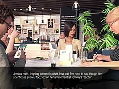 Jessica Oneil reports hard news with erotic twist.