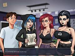 Summertime Saga 119 features big tits and sexy scenes. The anime hentai game continues with enticing cartoon adventures.