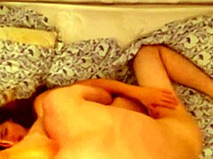 Teen Couple Enjoys Wild Bed Action with Hot Latin Amateur Blowjob and Moaning.