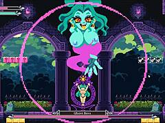 flip witch pixel hentai game ep 13 monster cock titjob and facial cumshot