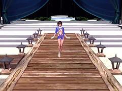 Reiko MAKES A SEXY ENTRANCE in Rumble Roses