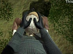 야, 이 와일드 헨타이 레지던트 이블 4 리메이크 애슐리 3D 애니메이션 봐!