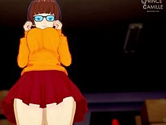 Velma Dinkley solves mystery with tight pussy in cosplay fun