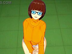 Velma Dinkley solves mystery with tight pussy in cosplay fun