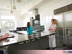 Stepmom Daisy, today your BFF is here for a threesome with us