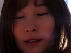 Asian office lady emotionally rides in gonzo cowgirl sex