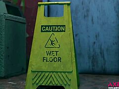 tifa lockhart encounters public toilet adventure