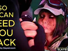 Animated Gooning Encouragement PMV with Big Tits Blowjob and Pussy Action in Cartoon Style