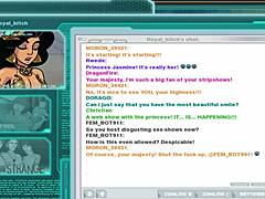 Chatting with the princess in Akaburs Star Channel 34 Part Nine. 👑