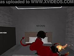 demon intensely fucks hot rich femboy, leading to creampie