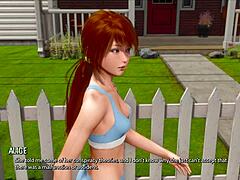 Big-boobed babe gets her clothes torn off in this 3D adult movie