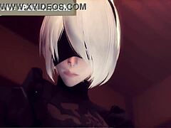 massive tits featured in 3d anime girl game with cartoon appeal