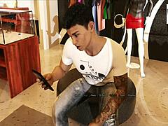 Waking Up Beside Sexy Topless Brunette in Game