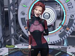 Stranded In Space 94: Mature Asian Milf Scientist Showcases Her Big Tits Project In 3D Anime Hentai Dating Game