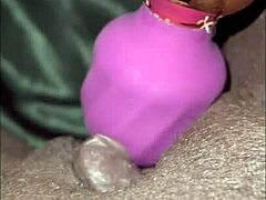 i'm milaj testing this new wand vibrator on my big tits