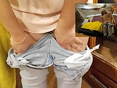 Colombian Milf Groped For Money By Voyeur