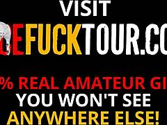 Insane Latina Deep Throats Massive Cock!