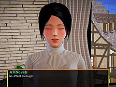 teen with big ass plays game and gets fucked by milf