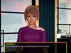 teen with big ass plays game and gets fucked by milf