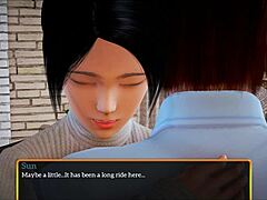 teen with big ass plays game and gets fucked by milf