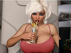 holiday island part 2 is wild, can't stop staring at her huge redhead boobs all day long