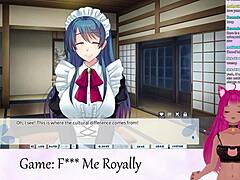 vtuber lewdneko gets naughty in the game