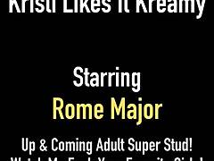 Married milf Kristi Kream drilled by Rome Major's hard cock!