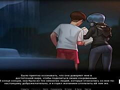 Teen 18+ enters anime hentai contest for summertimesaga game marks