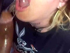 hey that blonde just slurped up my cum like breakfast from my dick