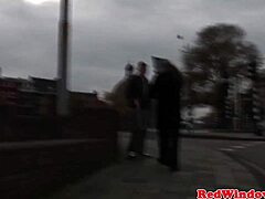 Big tits homemade brunette gets messy with a tourist