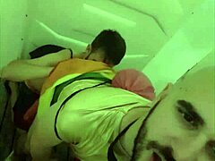 Bold Public Cock Sucking at Sevilla Pride Event