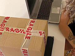 busty secretary marika vitale drops to her knees for a hungry pov cock-sucking session with you!