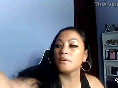 Maxine X Uses a 24 Inch Dildo to Fuck Herself During Solo Clip