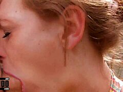 Little Redhead With Small Tits Gets Anal Assfucking And Facial