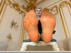 Emma's legs and toes in pantyhose and stockings tease
