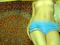 Fondling Your Package in Shorts with Toys