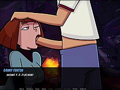 Danny Phantom's Maddie Fenton in Wild Hentai Doggy Action