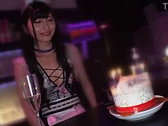 Moa-Chan's Eager Blowjob In Concept Cafe Leads To Cumshot 😍