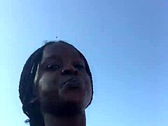 Crazy bitch enjoys twerking her big ass outdoor in the park.