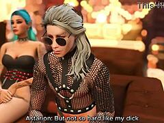 Rockstar Astarion and Halsin Double Penetrate Horny Tav in 3D Animation