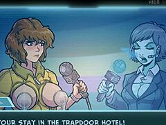 In star channel 34 part 89, the brunette redhead with big tits plays the game in this sexy anime hentai