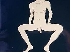 Check out his manhood