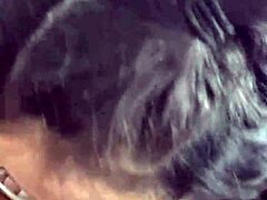 Damn, This Young Latina Milf Gives the Sloppiest Head to a Monster Black Cock Ever!