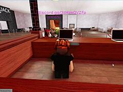 Cheating Roblox girl gets pounded by massive black cock in wild scene