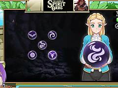 Legend of the spirit orbs zelda with princess blowjob