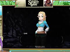 Legend of the spirit orbs zelda with princess blowjob