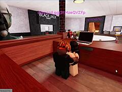 Cheating Roblox girl gets pounded by massive black cock in wild scene